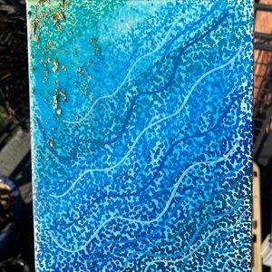 Ocean Waves Resin Wall Art